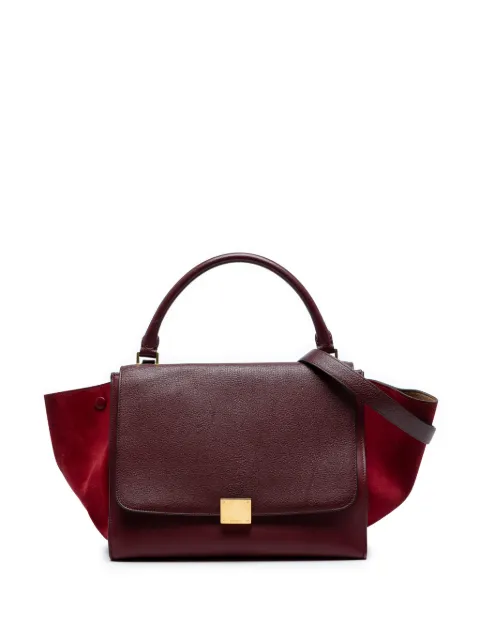 Celine Pre-Owned 2015 Medium Leather Trapeze satchel