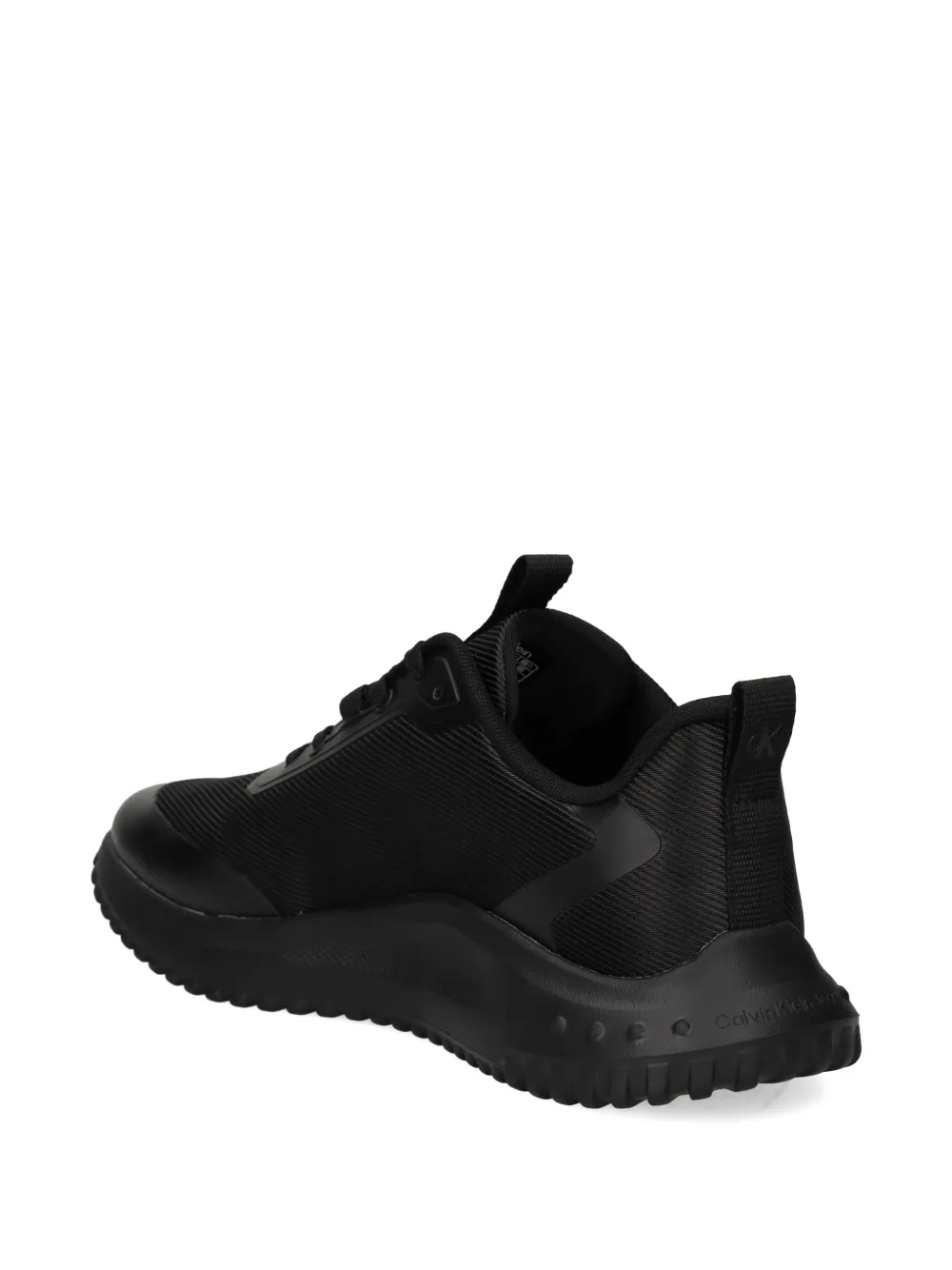 Calvin Klein Logo Sneakers In Black