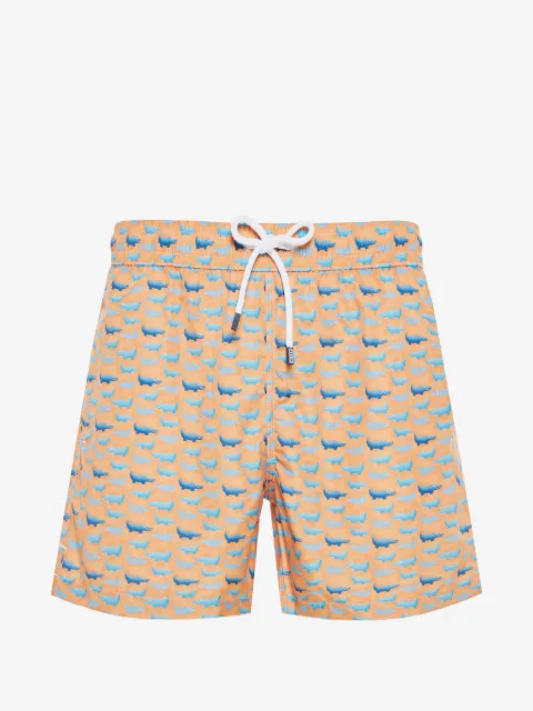Fedeli animal-print beach shorts