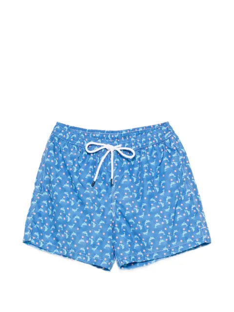 Fedeli dolphin-print swim shorts