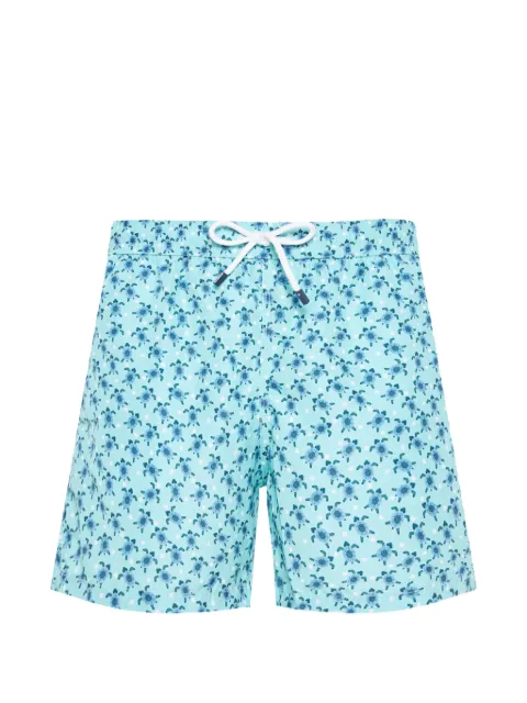 Fedeli turtle-print swim shorts