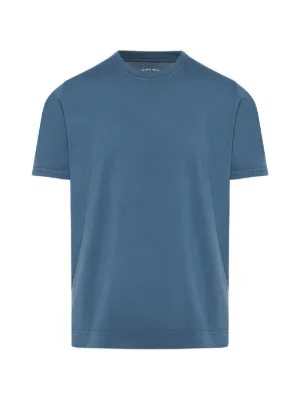 Malo crew-neck Knit T-shirt | Blue | FARFETCH GE