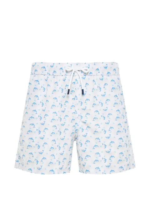 Fedeli dolphin-print swim shorts