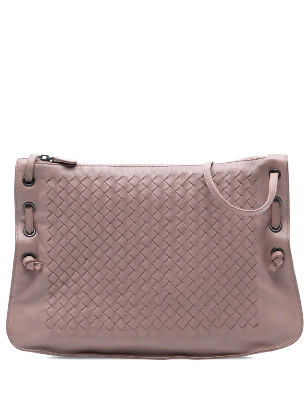 Bottega Veneta Pre-Owned 2012-2025 Nappa Intrecciato Nodini crossbody bag - Rosa