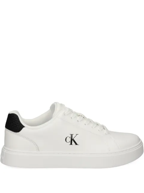 Calvin Klein logo leather sneakers