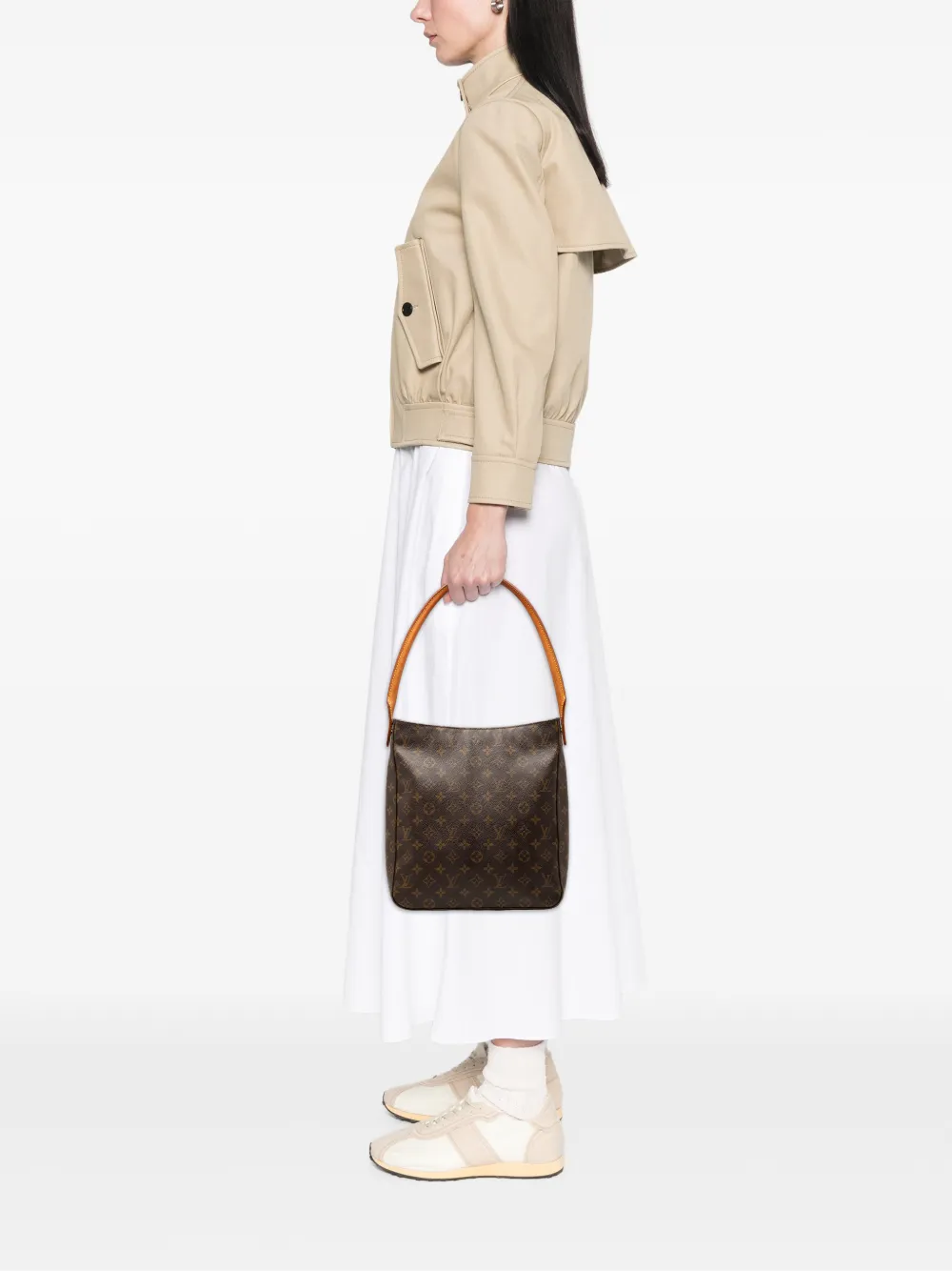 Louis Vuitton Pre-Owned 2002 Monogram Looping GM shoulder bag | Pre-Owned | Image 2