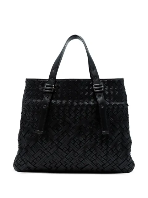 Bottega Veneta Pre-Owned 2012-2025 Nappa Intrecciato Belted Flat tote bag