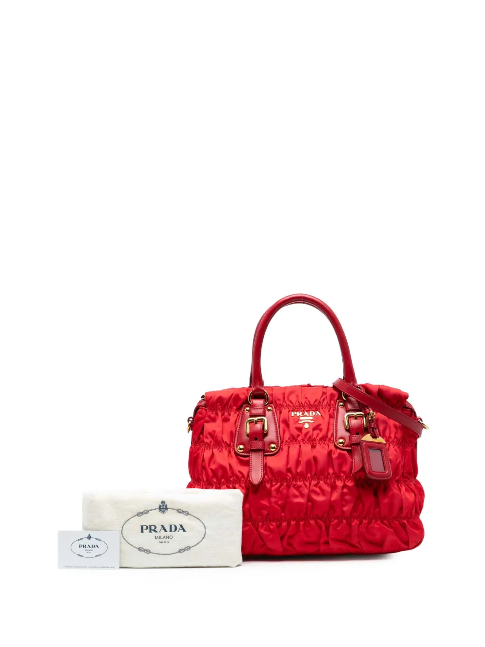 Prada Pre-Owned 2000-2025 Tessuto Gaufre satchel | Pre-Owned | Image 2