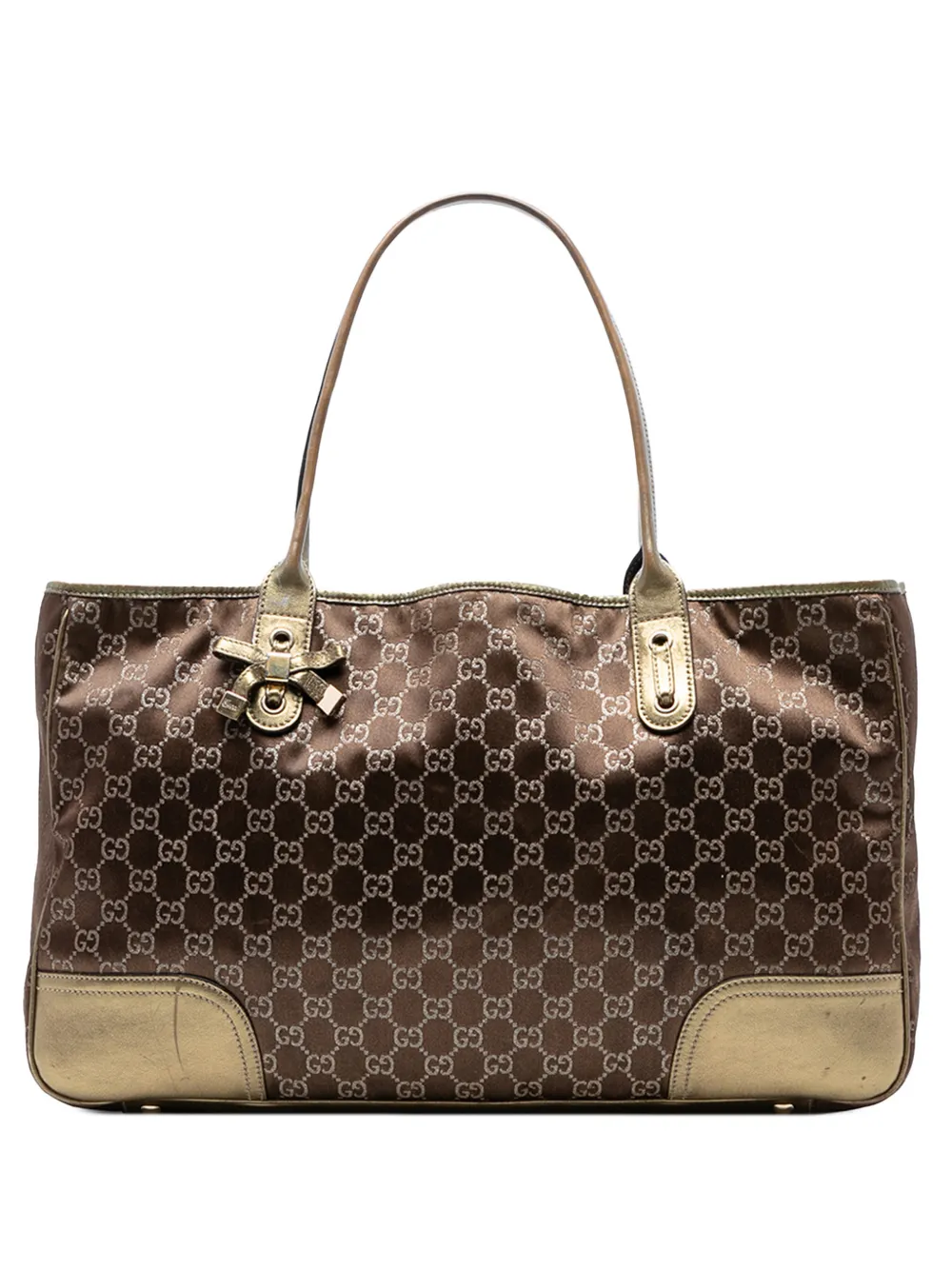Gucci Pre-Owned 2016-2025 GG Satin Princy tote bag - Oro