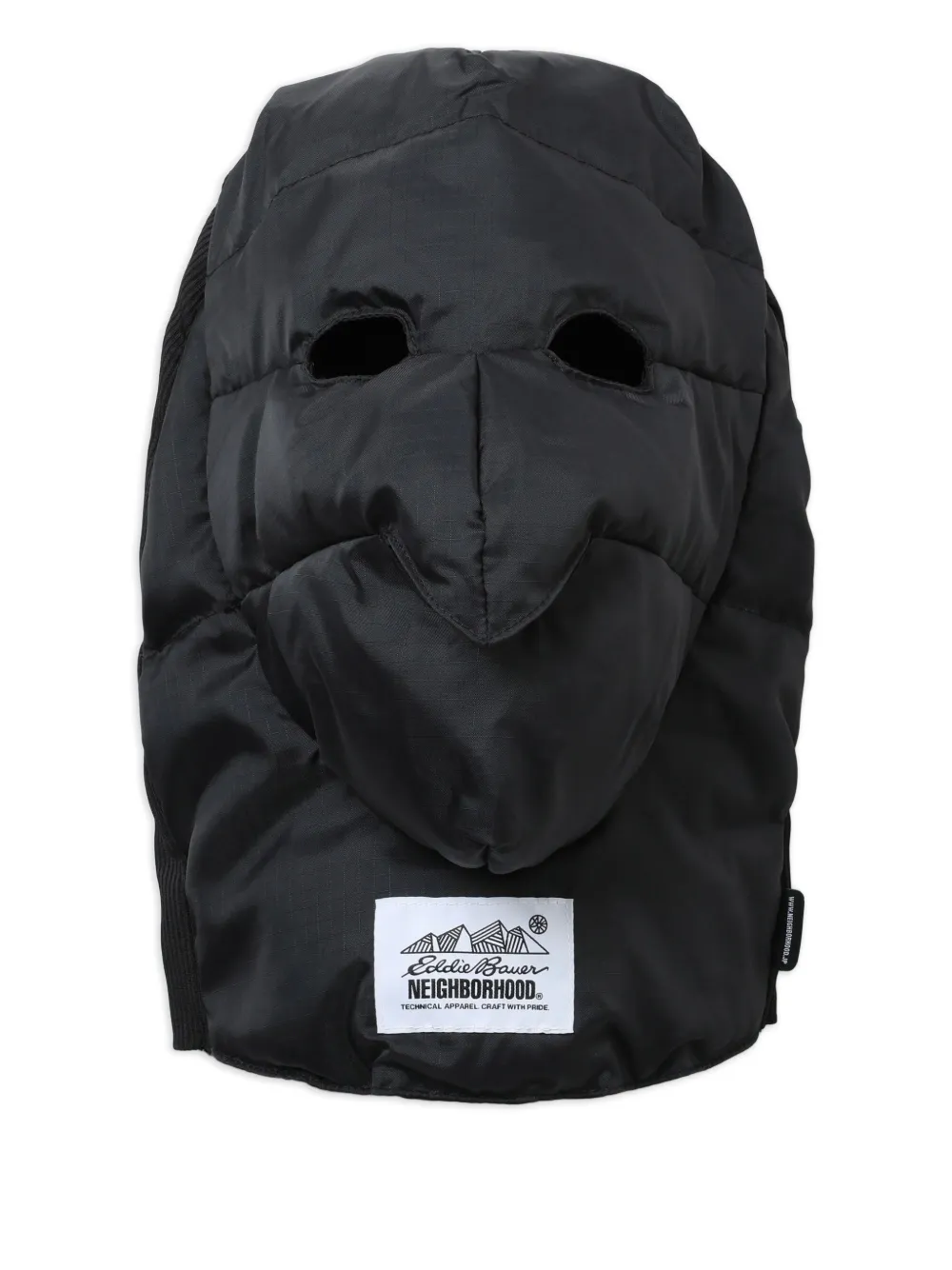 Neighborhood padded balaclava | Black | Image 1