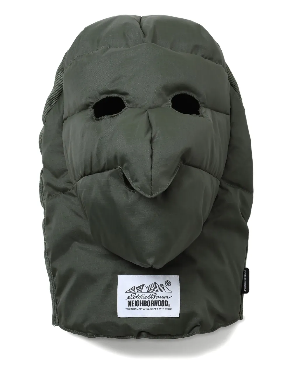 Neighborhood padded face mask | Green | Image 1