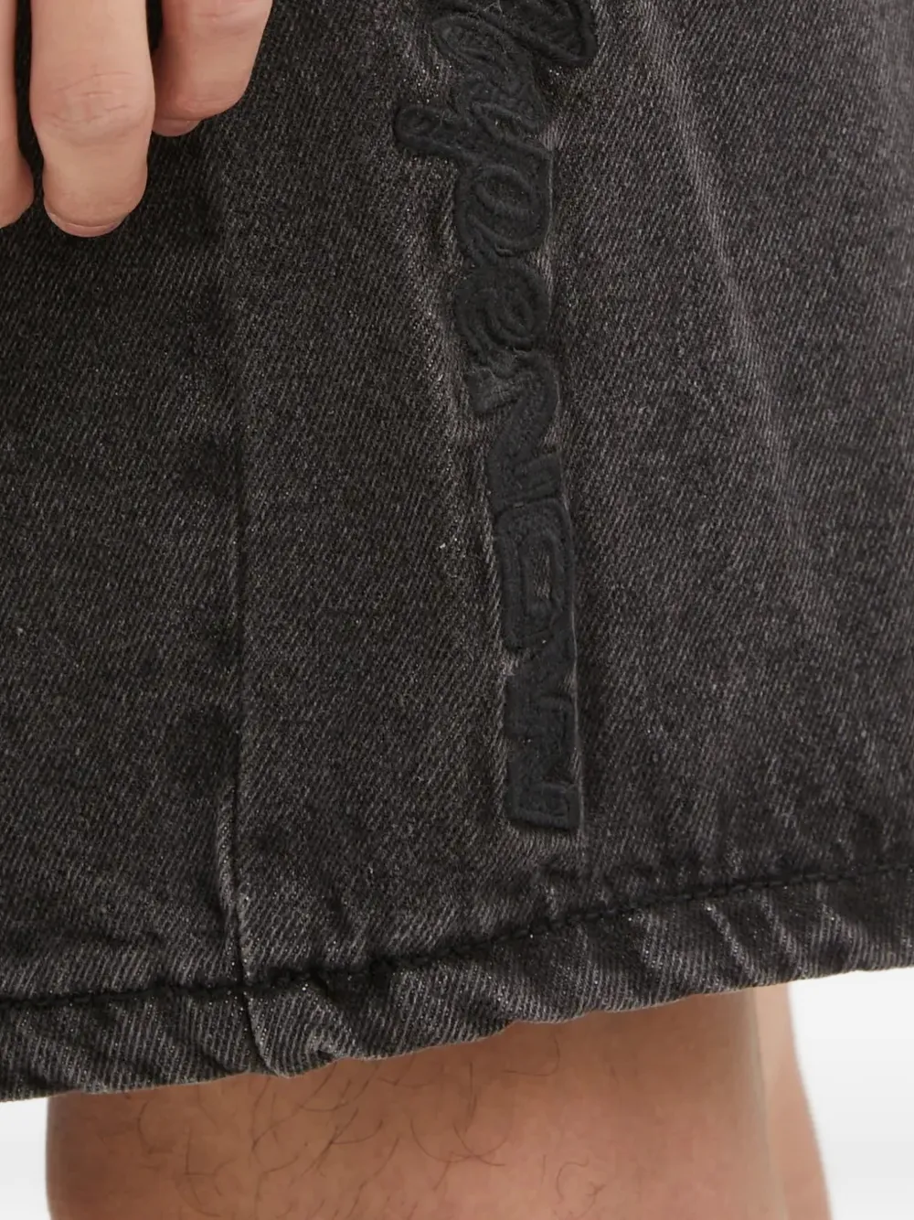 AAPE BY *A BATHING APE Shorts met logo Zwart