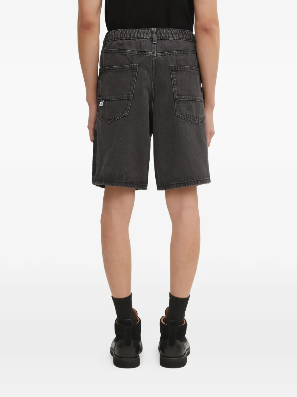 AAPE BY *A BATHING APE Shorts met logo Zwart