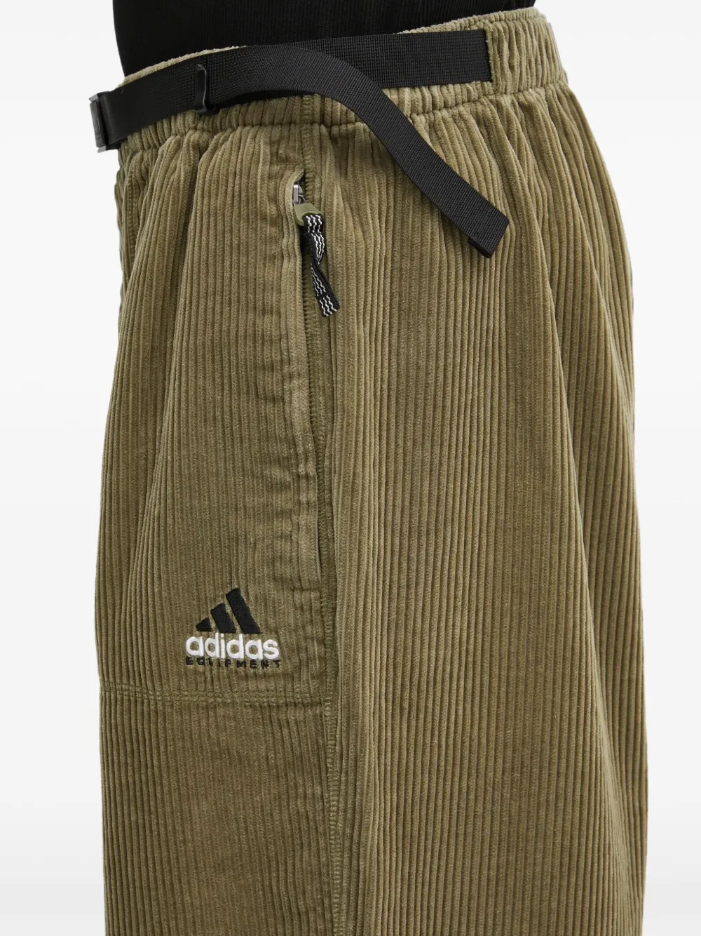 adidas Ribfluwelen broek Groen