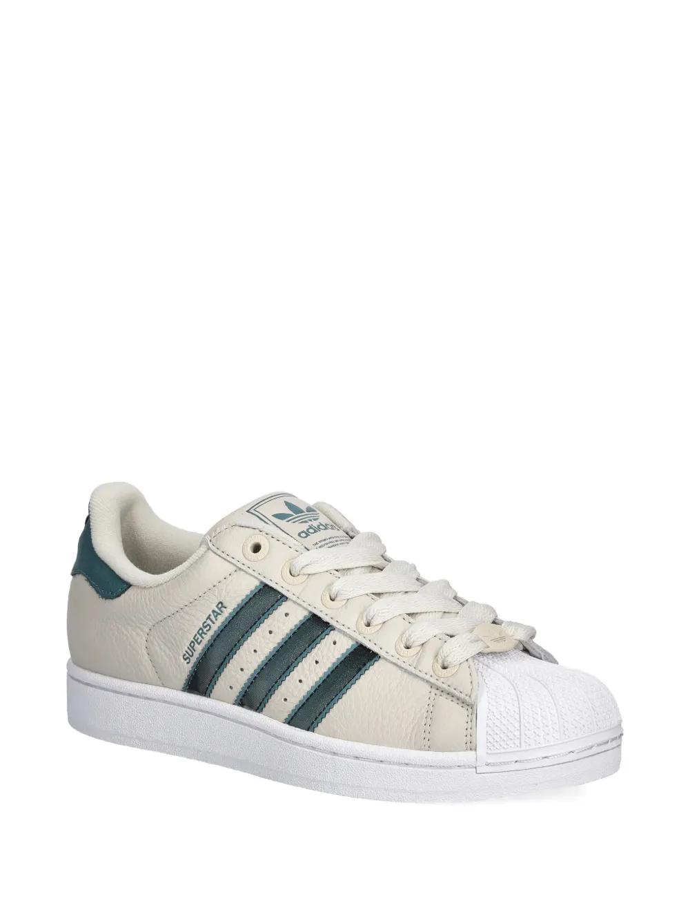 adidas Superstar sneakers met drie strepen Beige