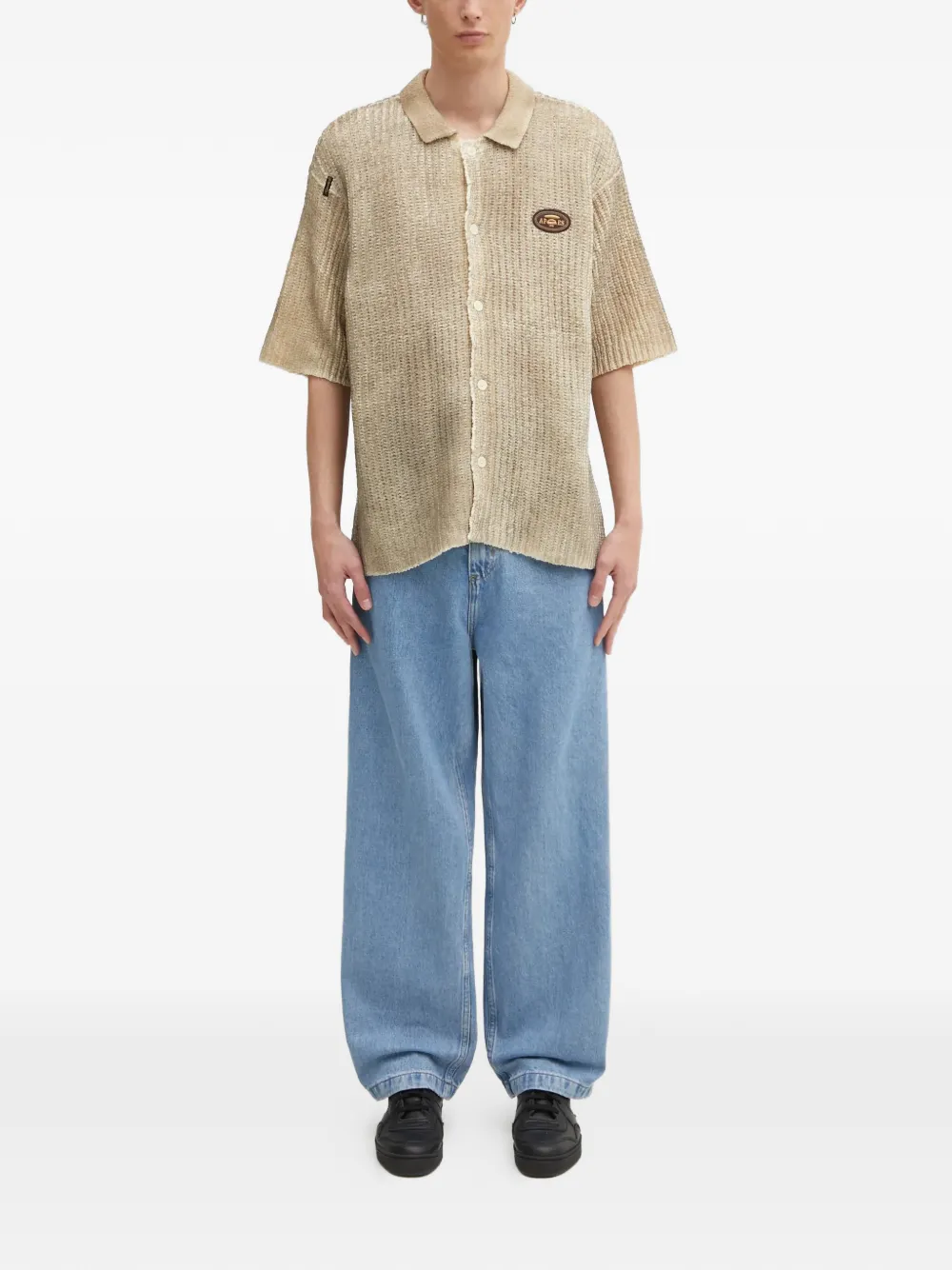 AAPE BY *A BATHING APE® patch buttoned shirt | Image 2