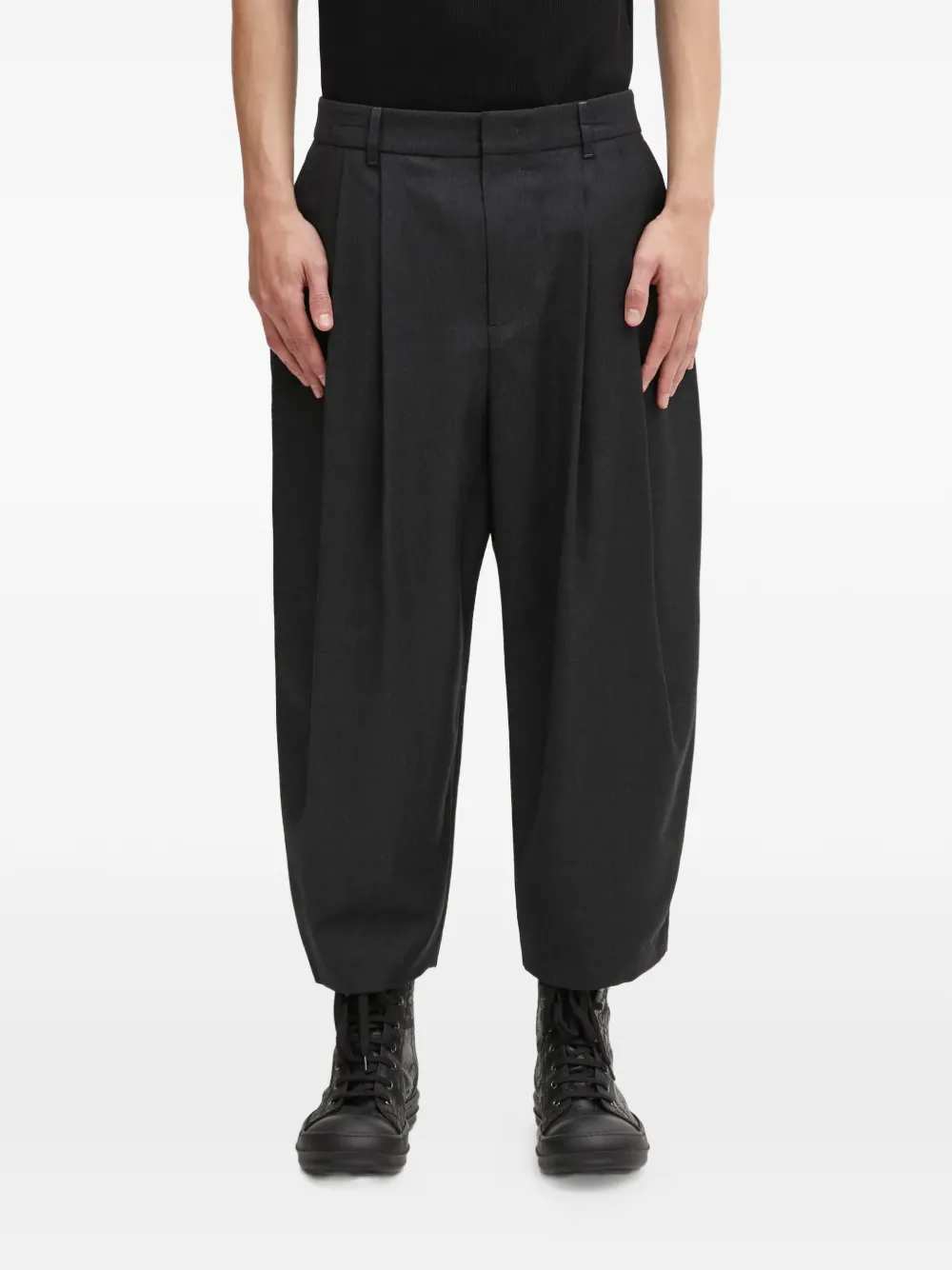 Ader Error pleated trousers | Grey | Image 1