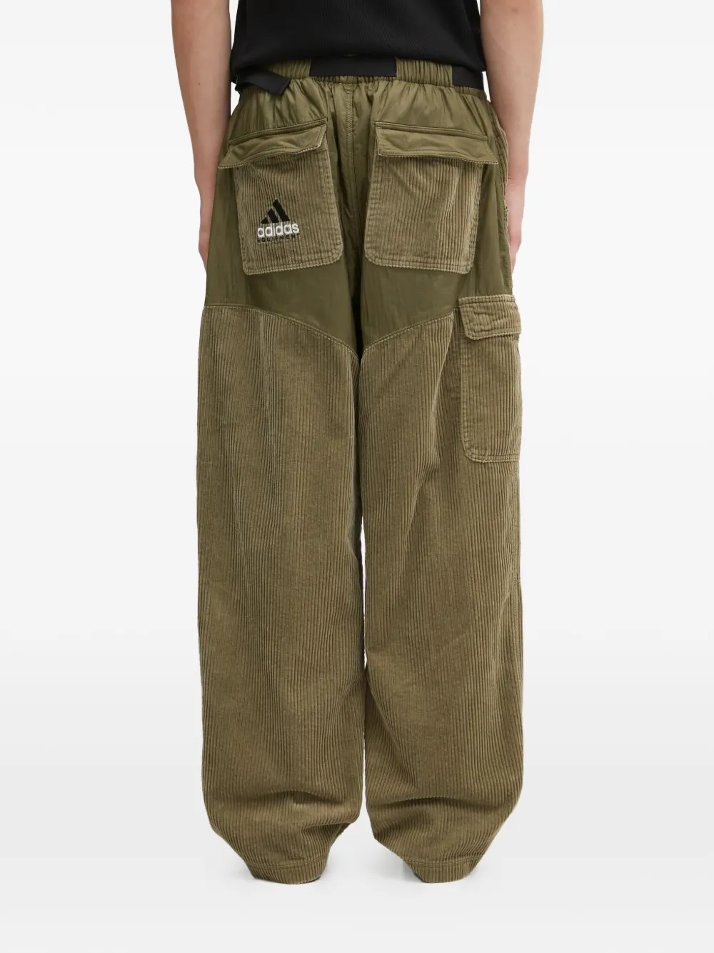 adidas Ribfluwelen broek Groen