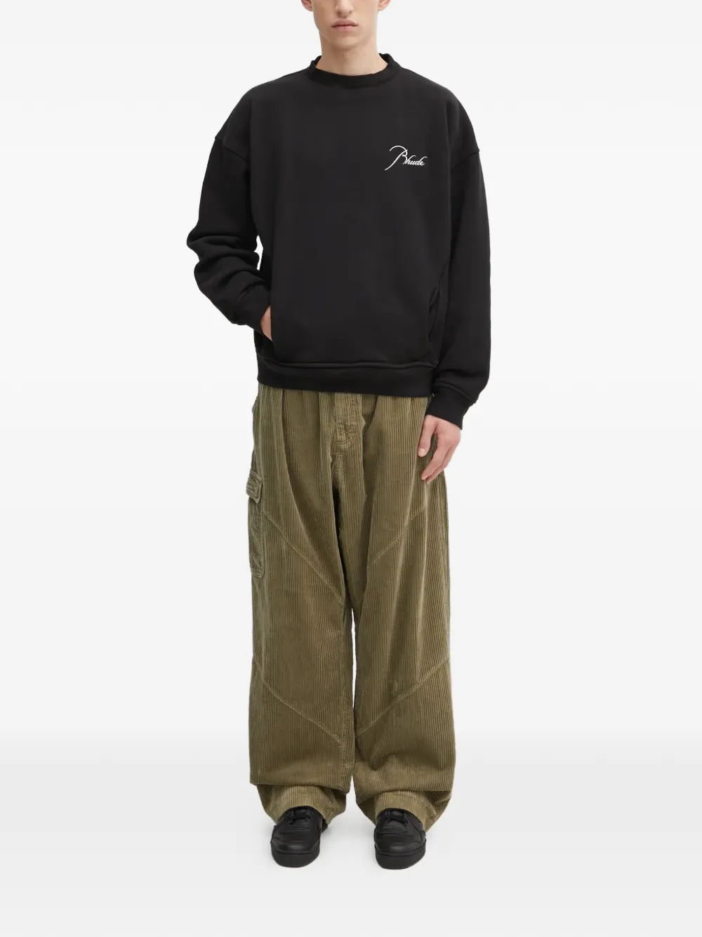 adidas corduroy trousers | Loose Fit Pants | Image 2