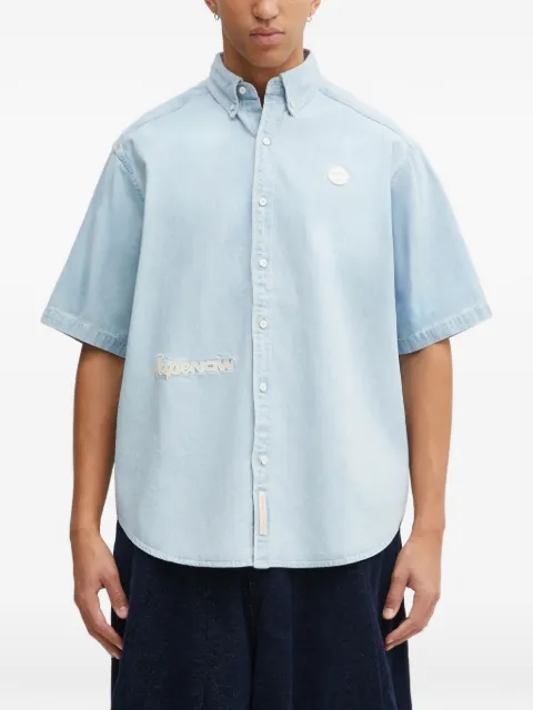 AAPE BY *A BATHING APE® Now buttoned patch shirt