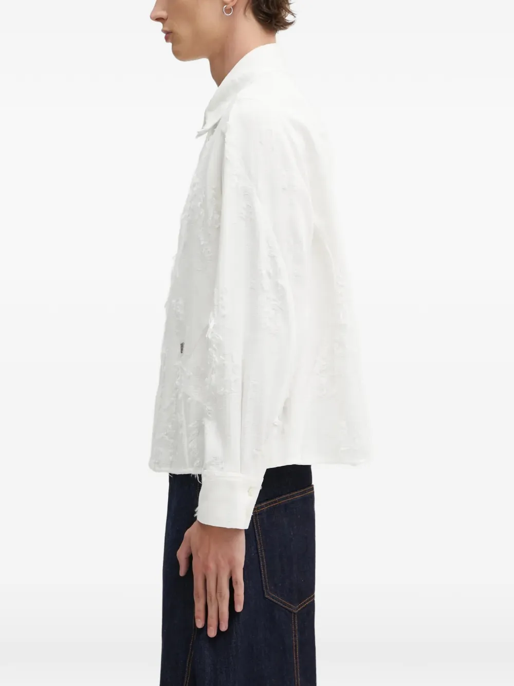 distressed shirt