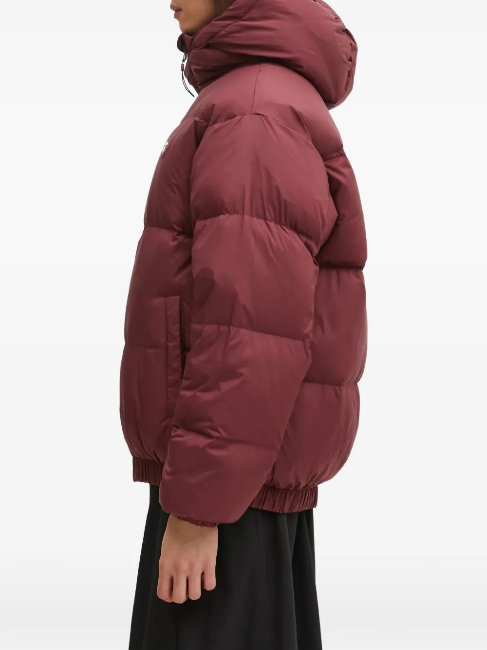 AAPE BY *A BATHING APE Gewatteerd jack met capuchon Rood