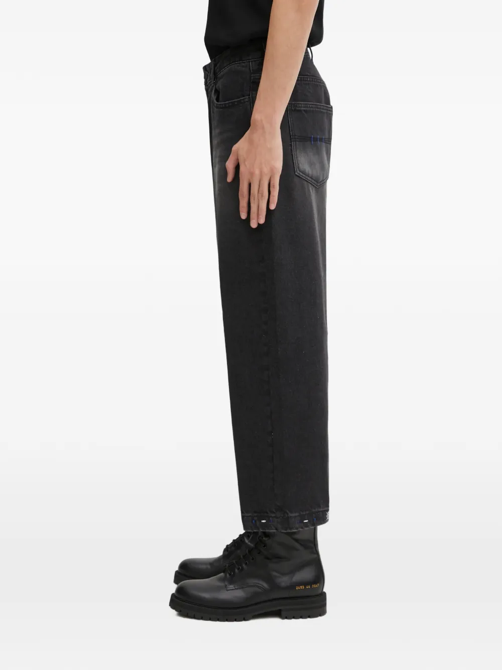 Ader Error embroidered-trim jeans | Tapered Jeans | Image 2