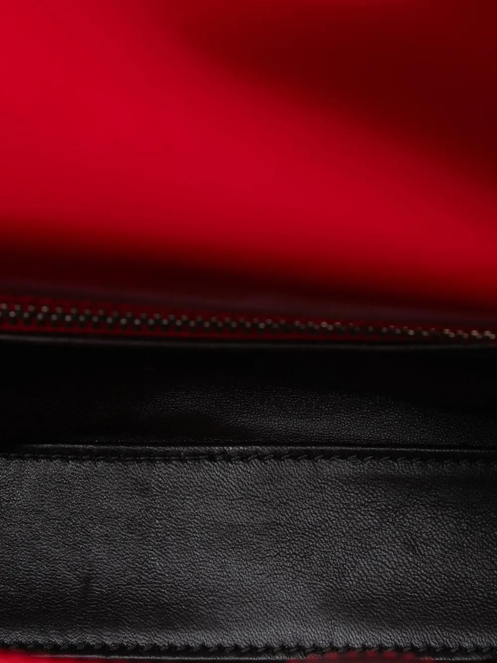 Pre-owned Dior 2015 Mini Patent Lady  Satchel In Red