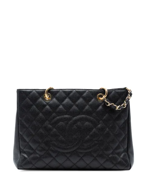 CHANEL Pre-Owned 2014-2015 Caviar Grand Shopping tote bag