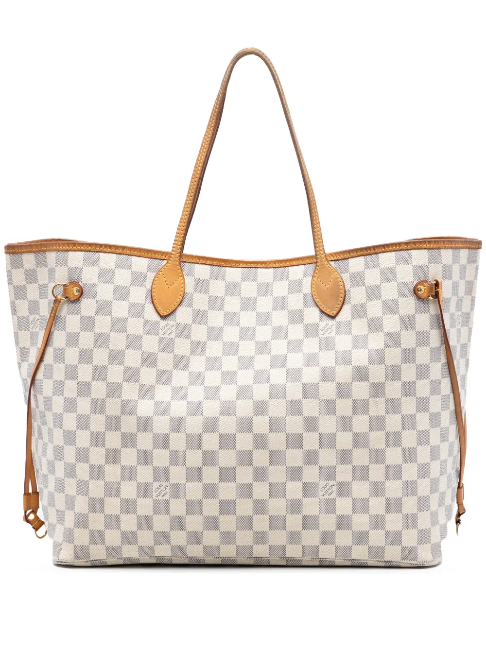 Louis Vuitton Pre-Owned 2011 Damier Azur Neverfull GM tote bag - Bianco