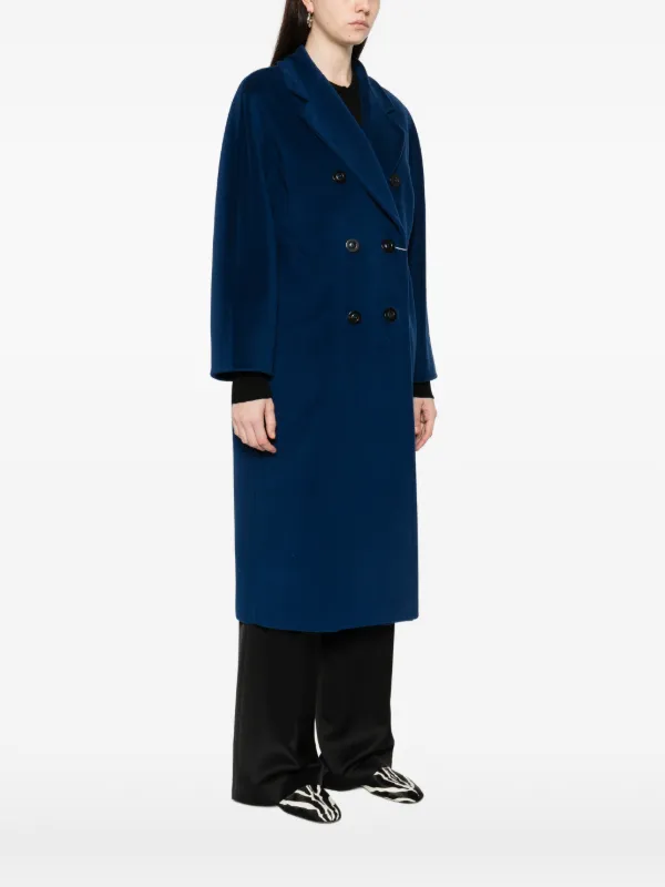 Max Mara ダブルコート | ブルー | FARFETCH JP