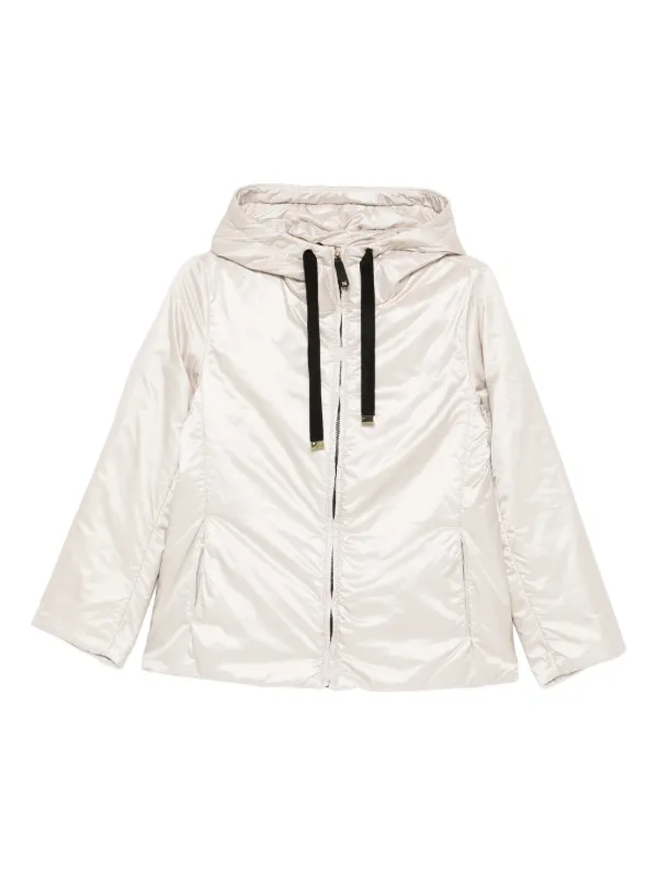 Max Mara Jaqueta The Cube Matelassê Com Capuz | Neutro | FARFETCH BR