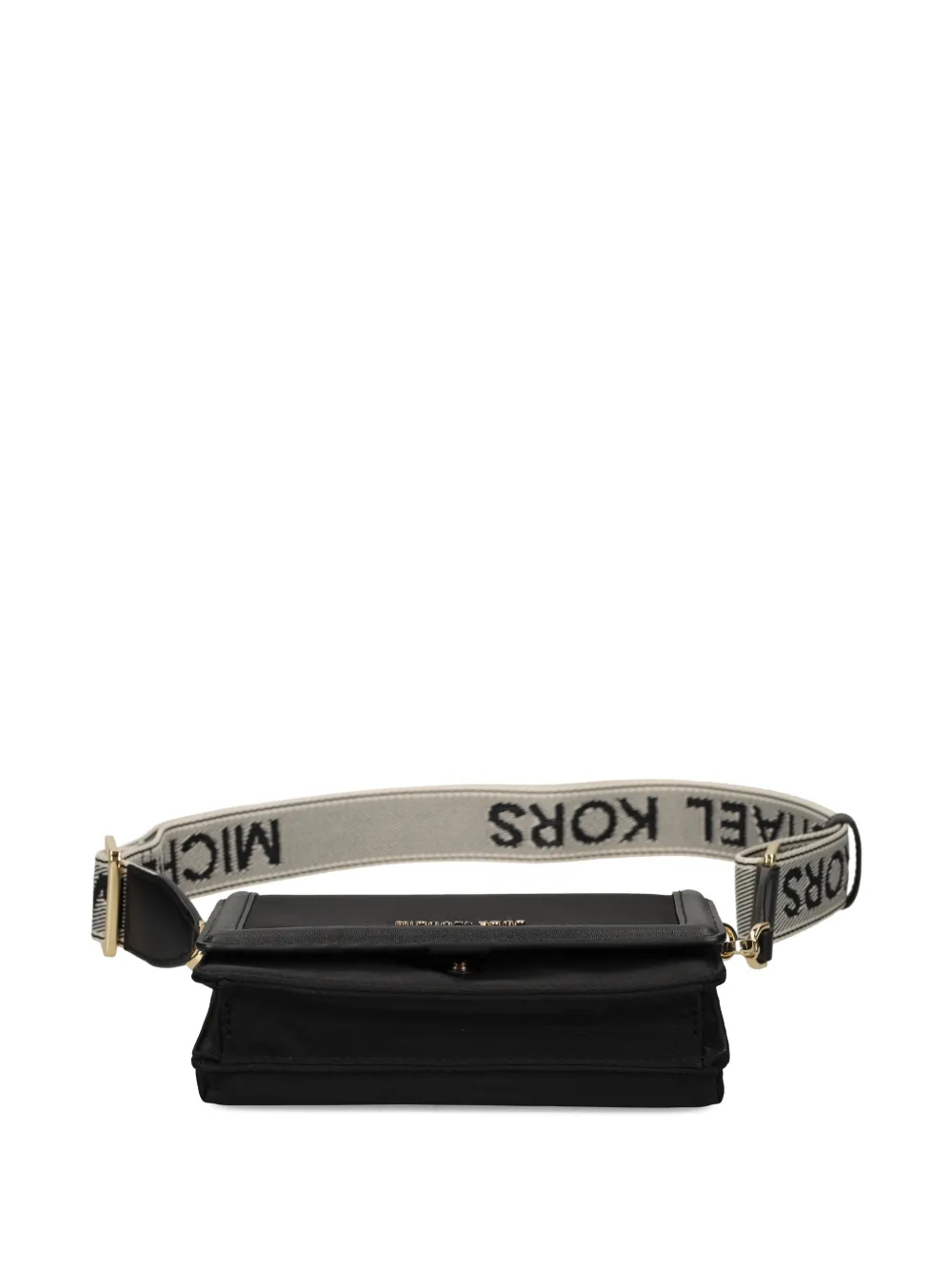 Michael Michael Kors Small Jet Set Logo Cross Body Bag In Black