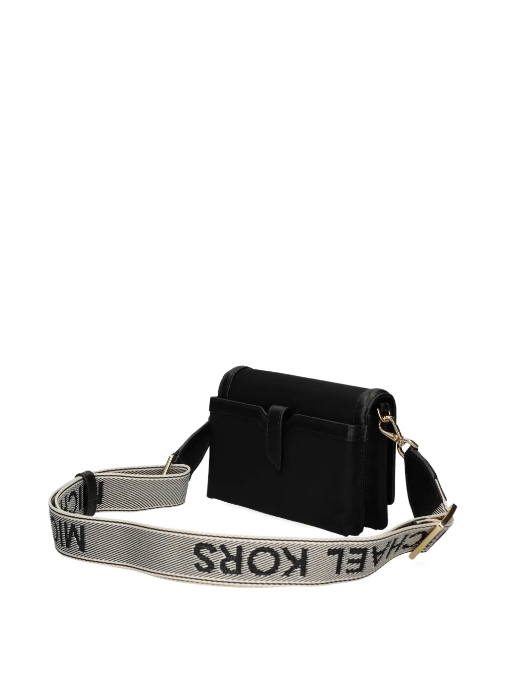 Michael Michael Kors Small Jet Set Logo Cross Body Bag In Black