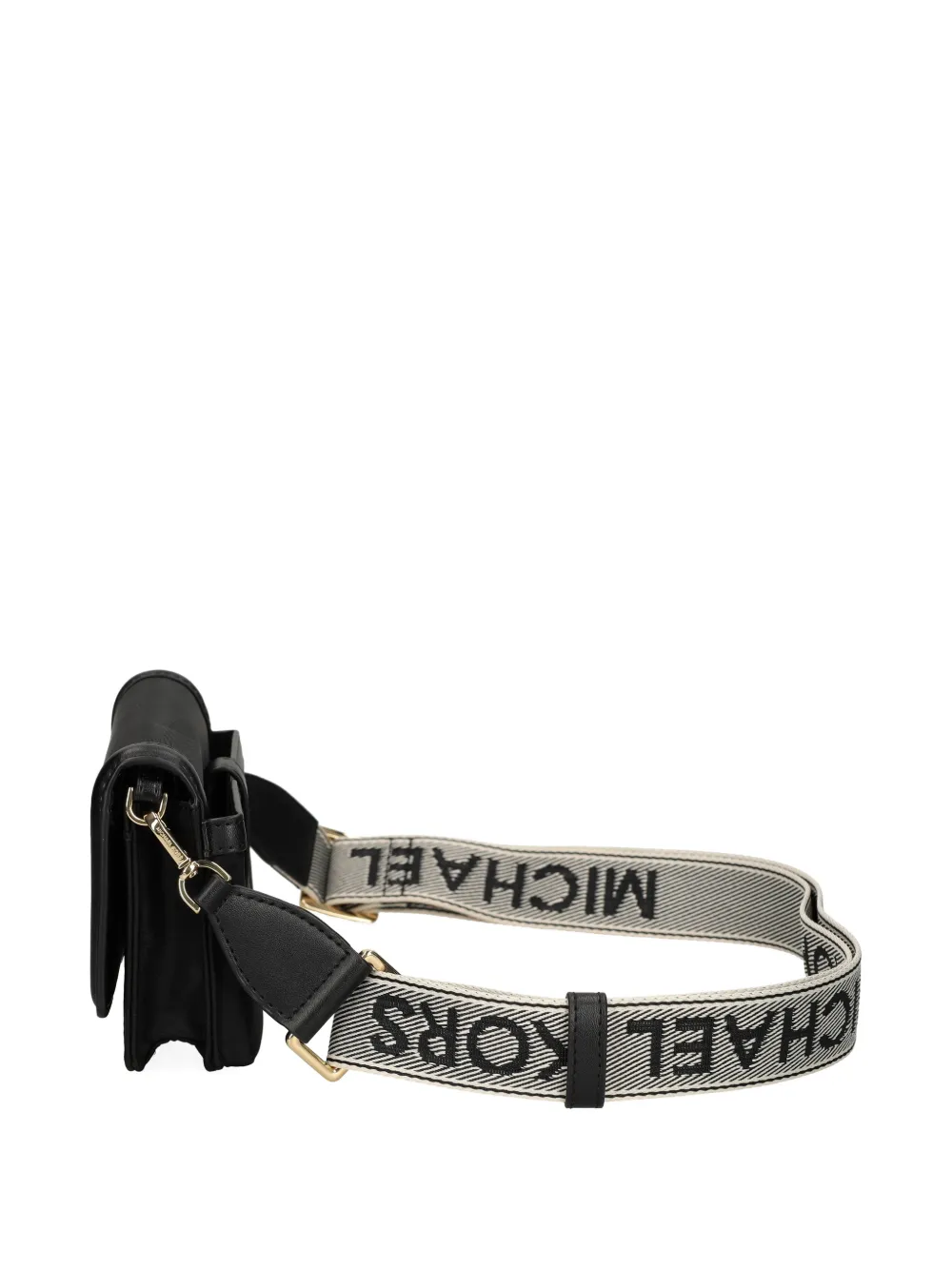 Michael Michael Kors Small Jet Set Logo Cross Body Bag In Black