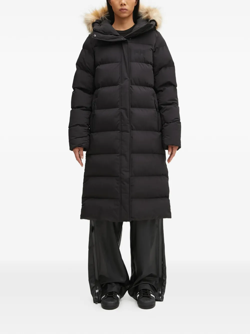Helly Hansen Aria long parka coat - Zwart