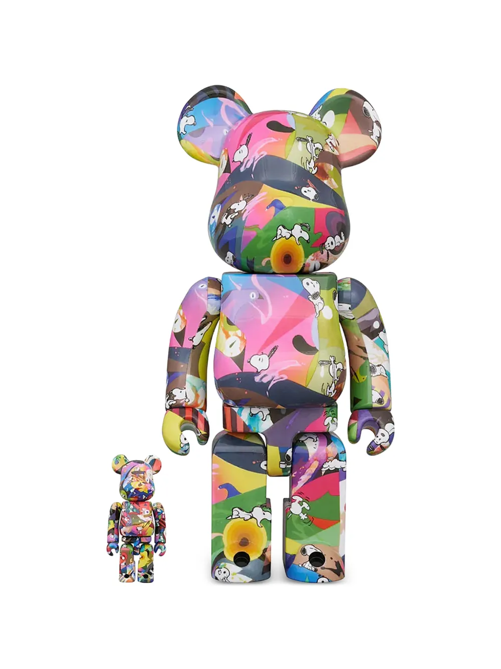 MEDICOM TOY x Matsuyama Tomozaku x Peanuts cartoon-print figurines - Verde