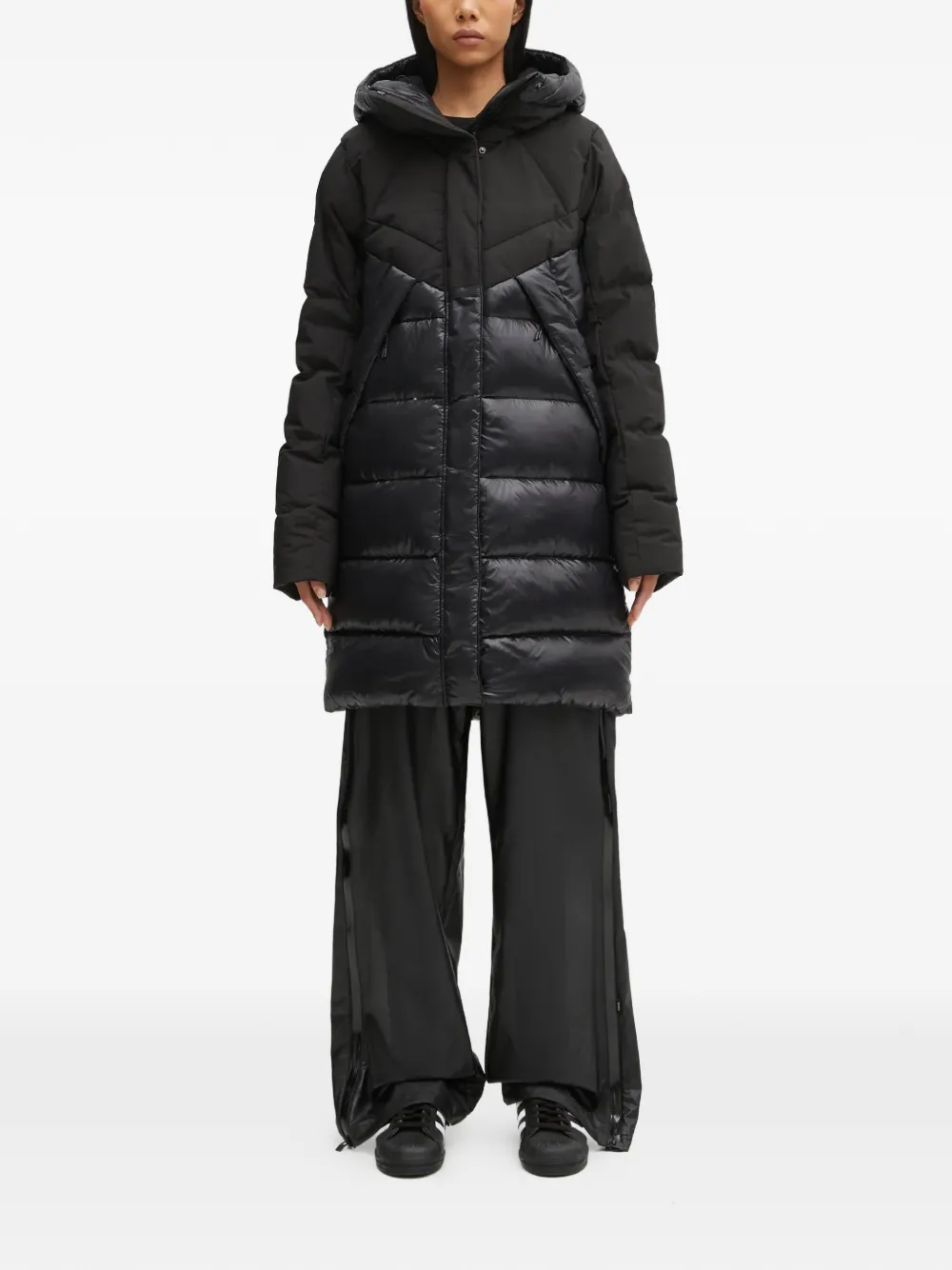 Helly Hansen hooded quilted jacket - Nero