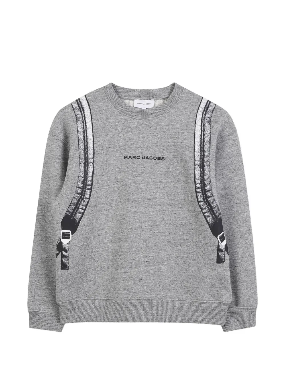 Marc Jacobs Kids backpack graphic top - Grigio