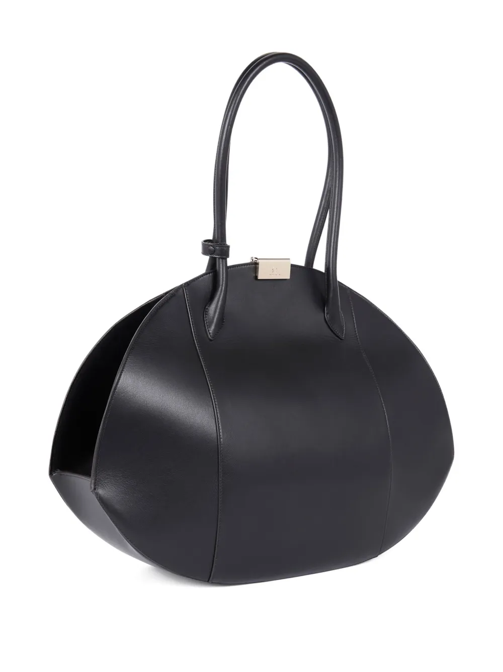 Nina Ricci Le Bal grote leren tas met handgreep - Zwart