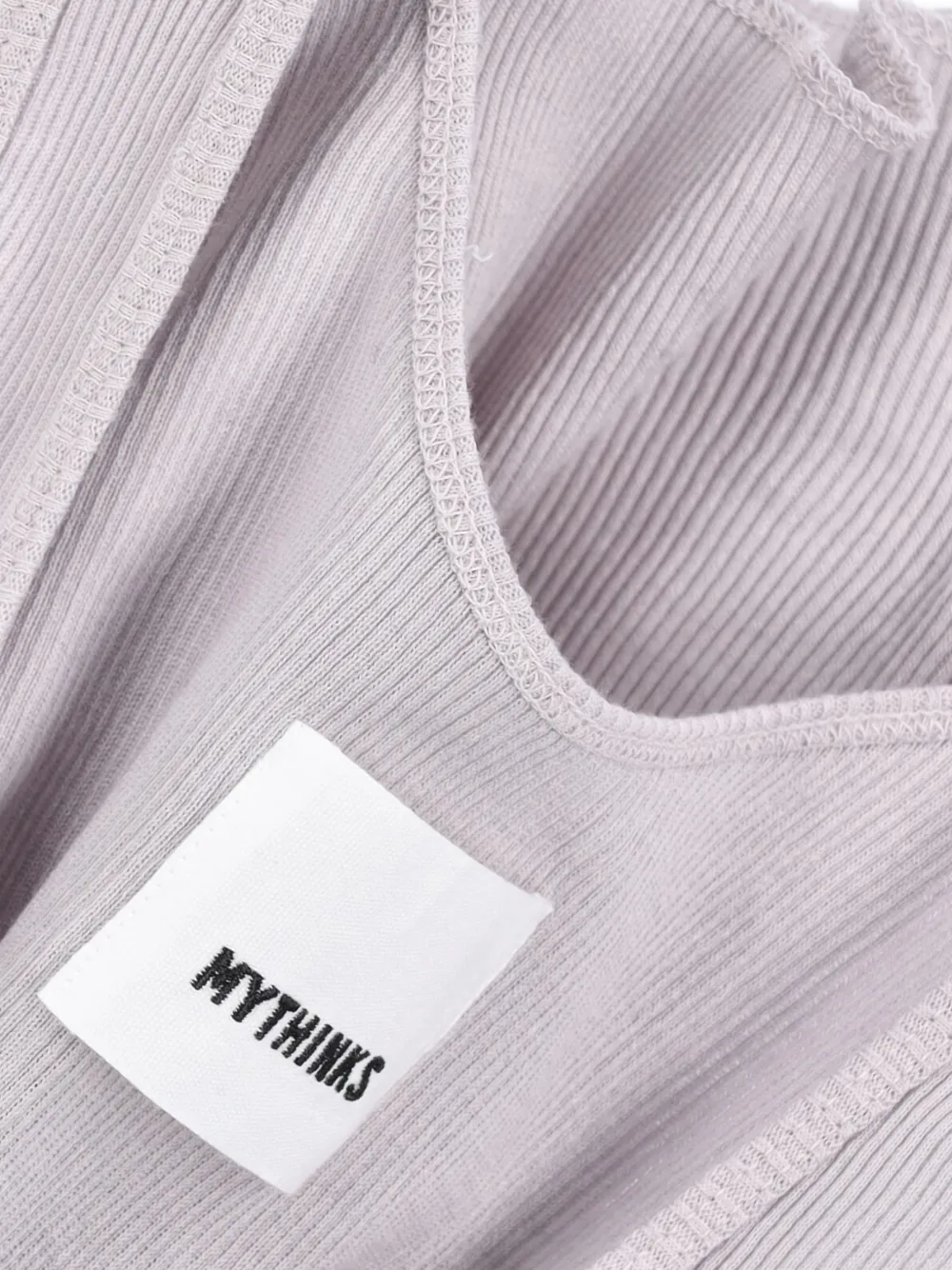 Mythinks Cotton Tank Top In White