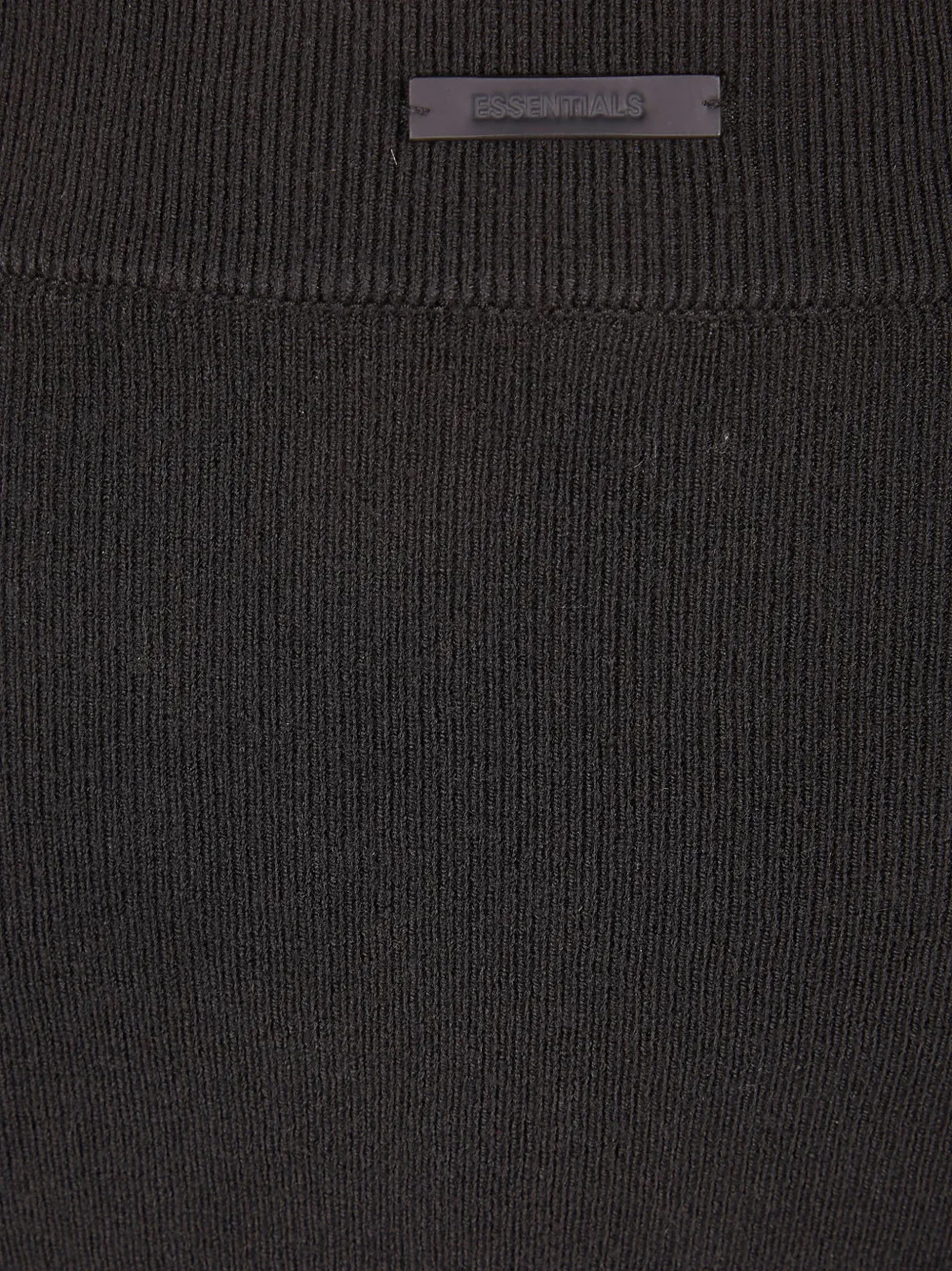  Fear Of God Essentials Ribbed Knit Shorts - Grey 