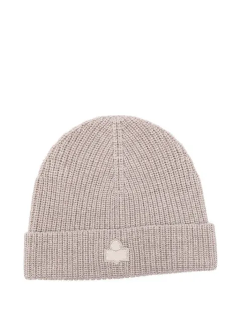 MARANT logo-patch beanie hat
