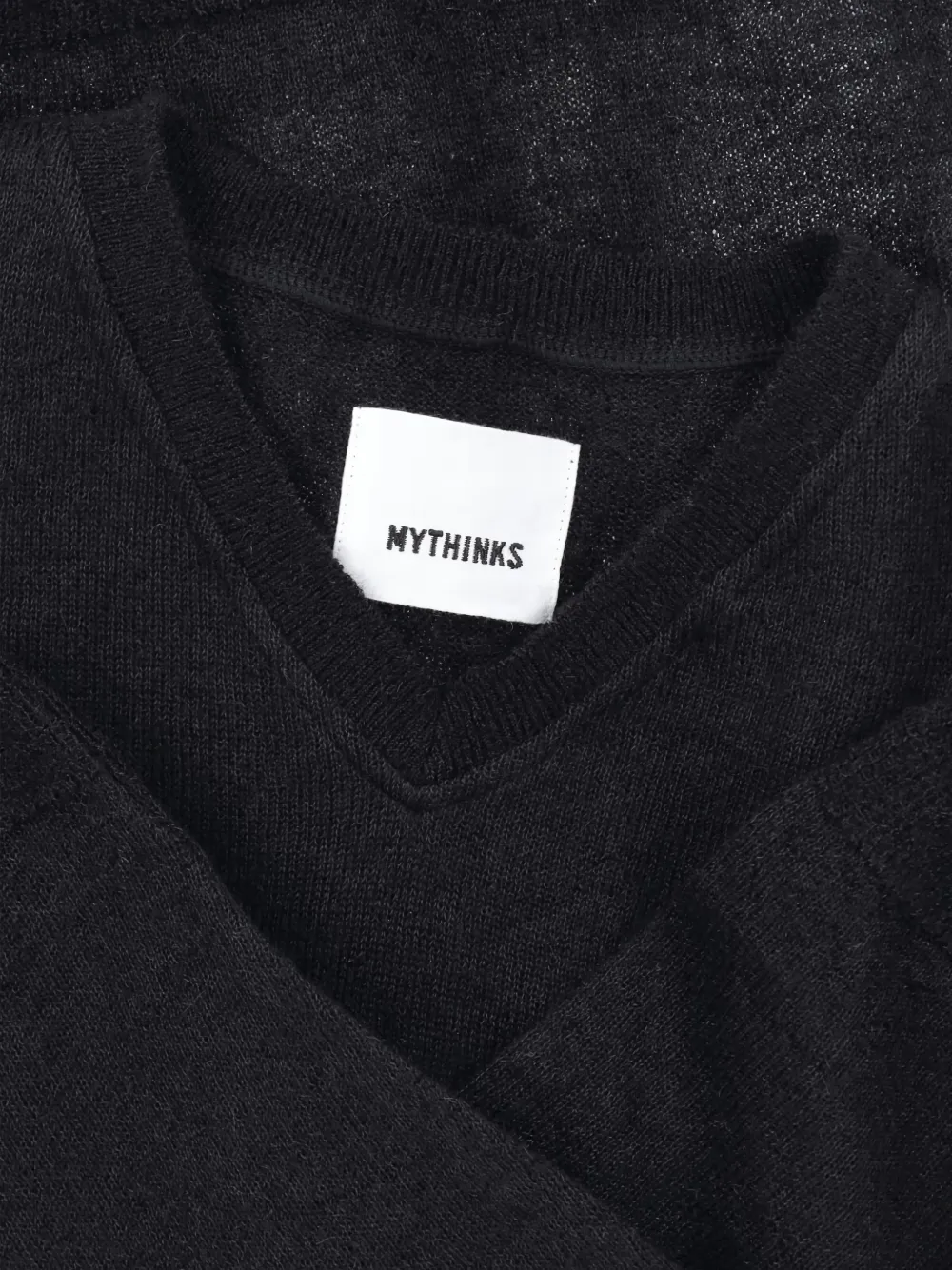  Mythinks V-neck Pullover - Black 