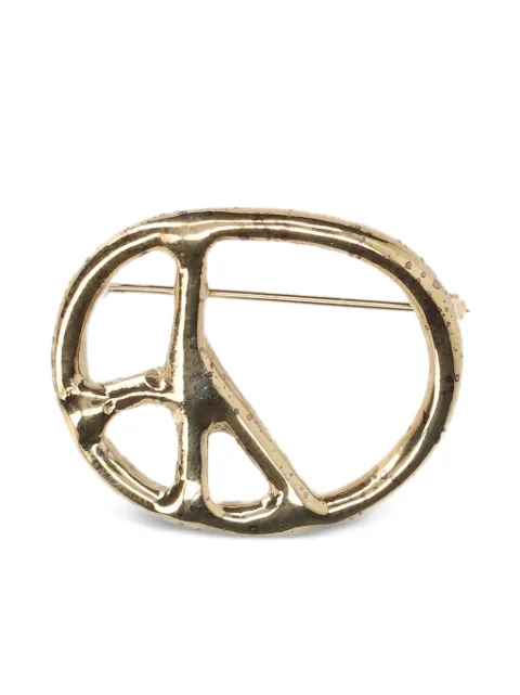 Needles peace brooch