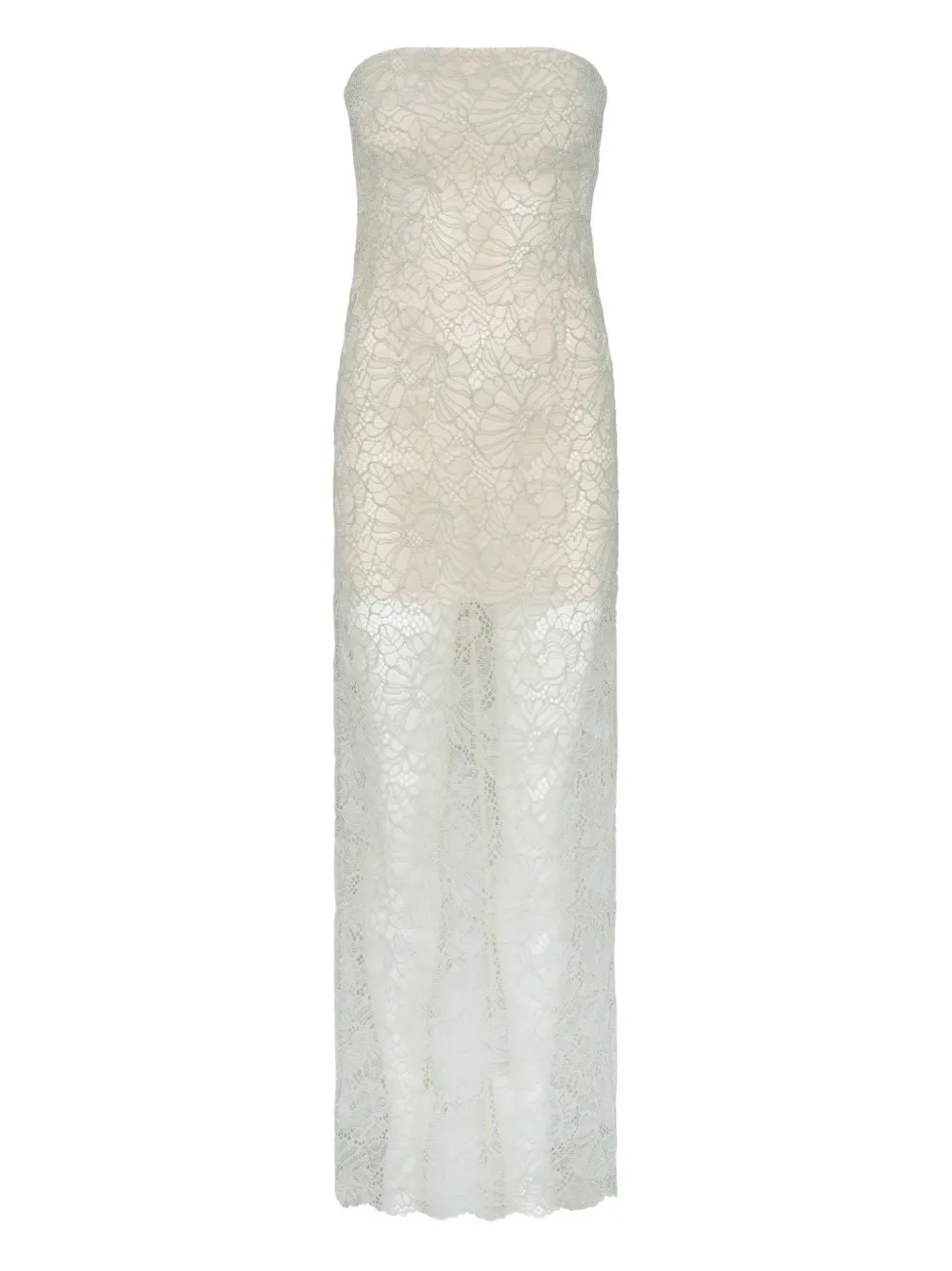 ROTATE BIRGER CHRISTENSEN Abito midi in pizzo - Bianco