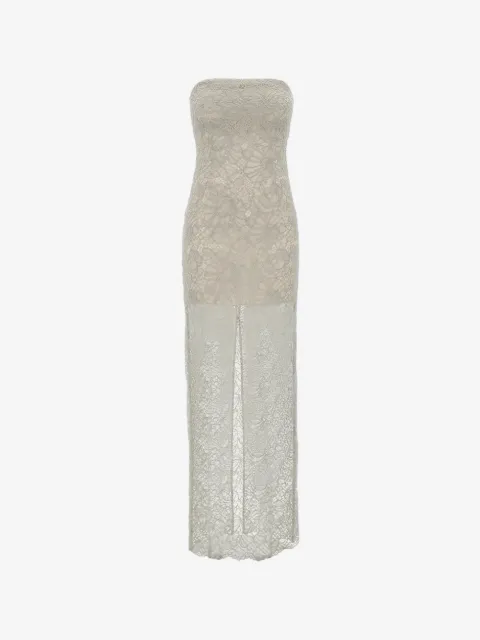 ROTATE BIRGER CHRISTENSEN lace strapless dress