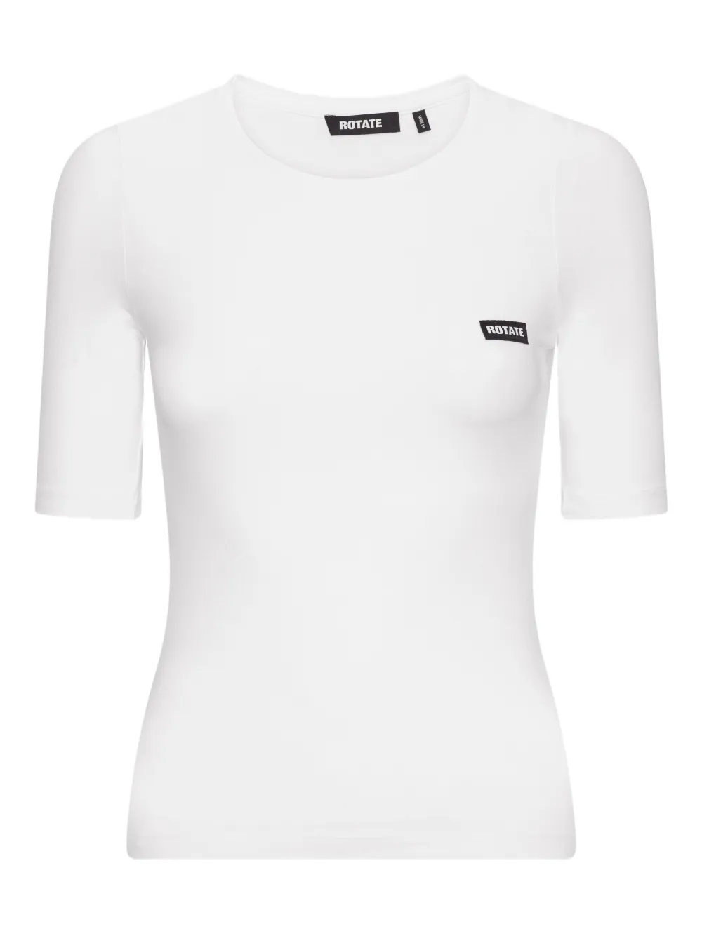 ROTATE BIRGER CHRISTENSEN short-sleeve logo T-shirt - Bianco