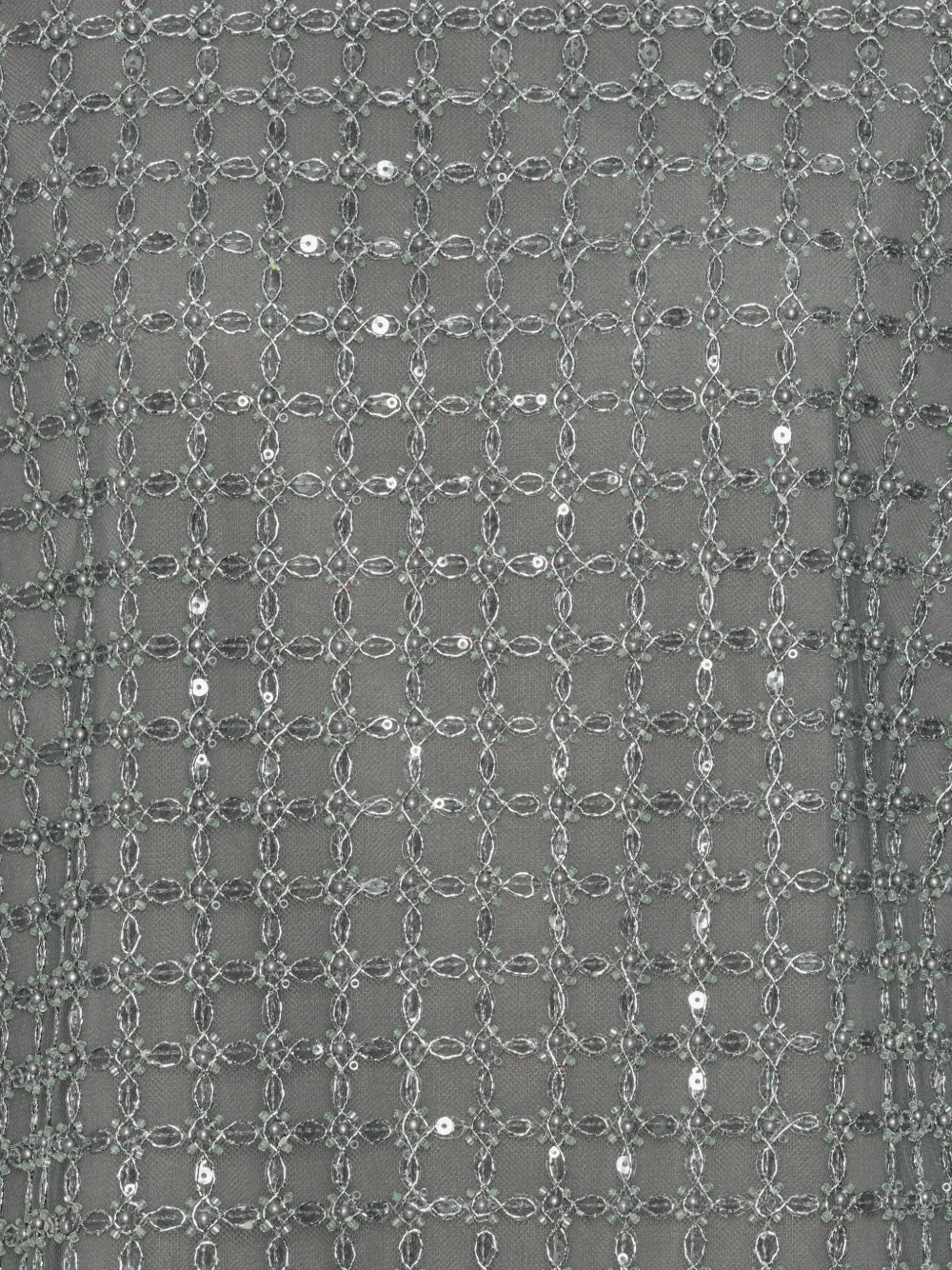 ROTATE BIRGER CHRISTENSEN T-shirt met kralen Grijs