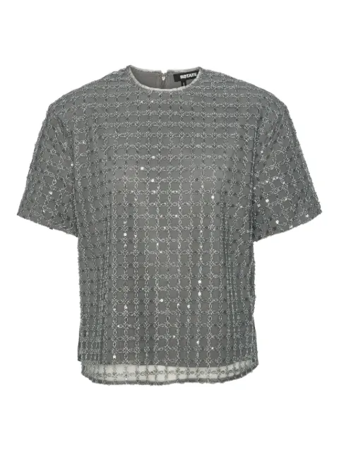 ROTATE BIRGER CHRISTENSEN playera con cuentas